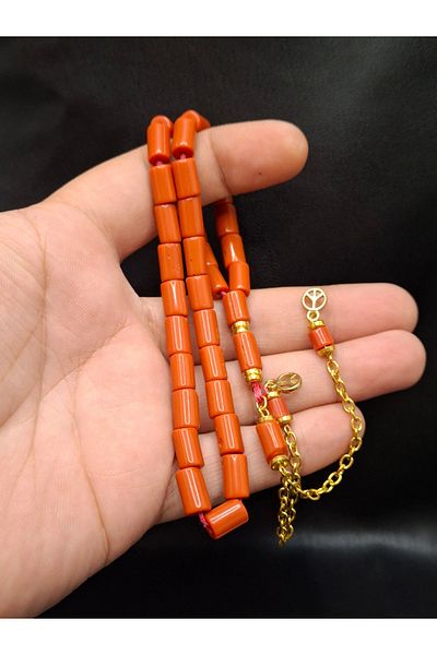 Han Ticarethane Old Tunisia Coral Prayer Beads