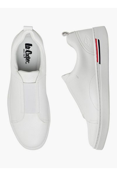 Lee Cooper Men's Solid Slip-On Loafers with Pull Tabs
