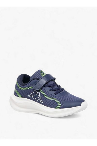 Kappa Boys' Logo Print Sport Shoes with Hook and Loop Closure