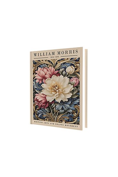 DEFFTER William Morris Flower Notebook Set 3 Notebooks