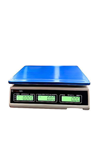 YILDIRIM TARTI 30 Kg 5 Gr Bakanlık Onaylı Mühürlü Fiyat Hesaplamalı Terazi