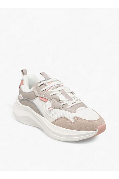 Kangaroos Women's Panelled Sports Shoes with Lace-Up Closure