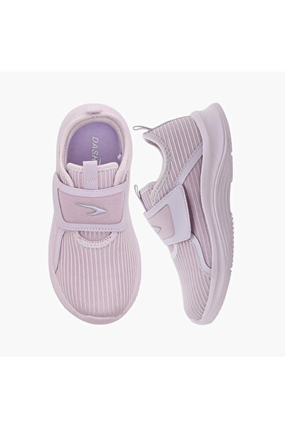 Dash حذاء رياضي بتفاصيل الشعار مع إغلاق بخطاف وحلقة