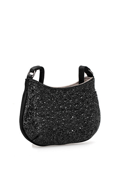 VAROL ÇANTA Varol 916R Geantă pentru rochie de seară regală pentru femei, neagră