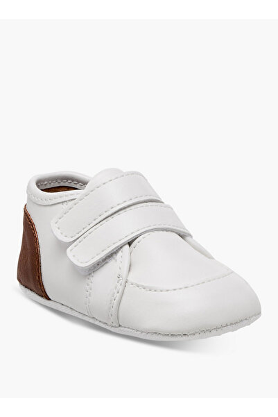 Barefeet Solid Booties with Hook and Loop Closure