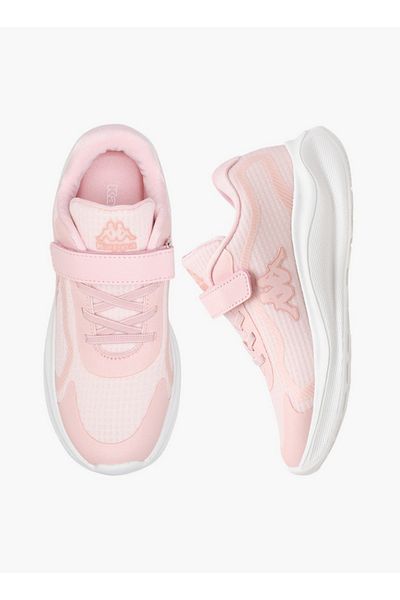Kappa Girls' Textured Sports Shoes with Hook and Loop Closure