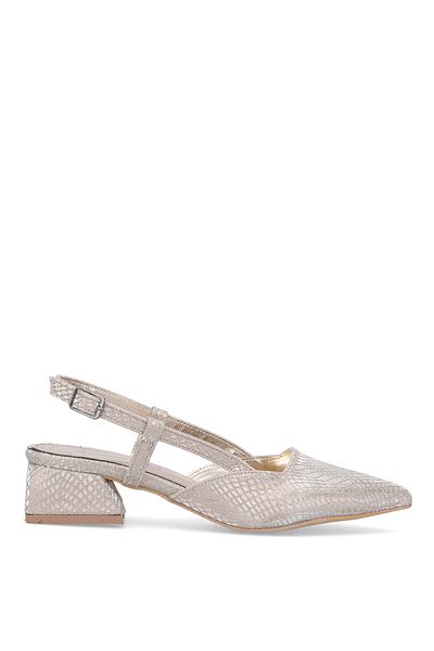 Ayakkabı Fuarı Elite Mst501Y Women's Classic Heeled Shoes Gold