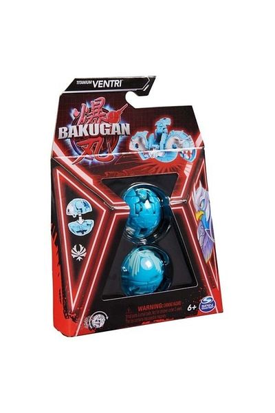 SPIN MASTERR Bakugan Core Figures Set - Titanium Ventri