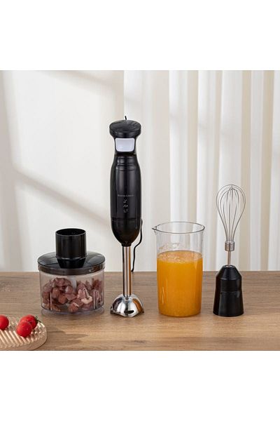 divendi-ro Blender electric de mână, SC-8041, cu 4 accesorii, 400W, negru