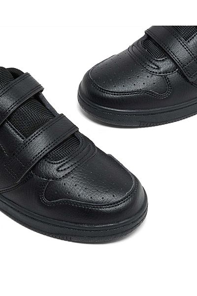 R&B White KIDS BOYS SCHOOL SHOE 26-35