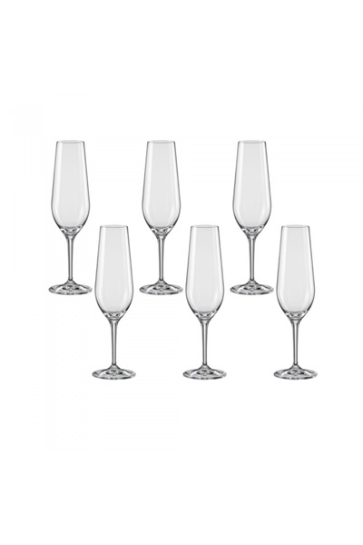 Bohemia Cristal Pahar BOHEMIA CRISTAL AMOROSO sampanie set 6 buc 200ml