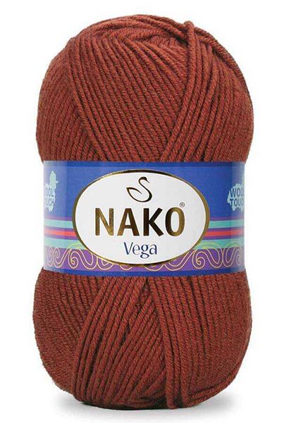 NAKO 5 Pieces Vega Hand Knitting Yarn 12394 Cinnamon