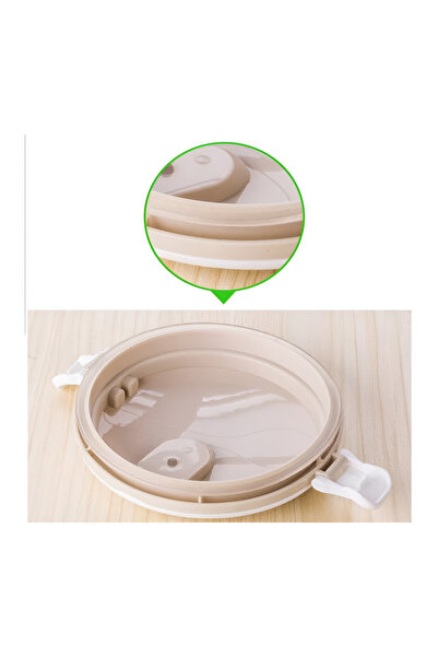 Briggs Food container, lunch box, 700 ml, stainless steel, vent valve, airtight closure, blue