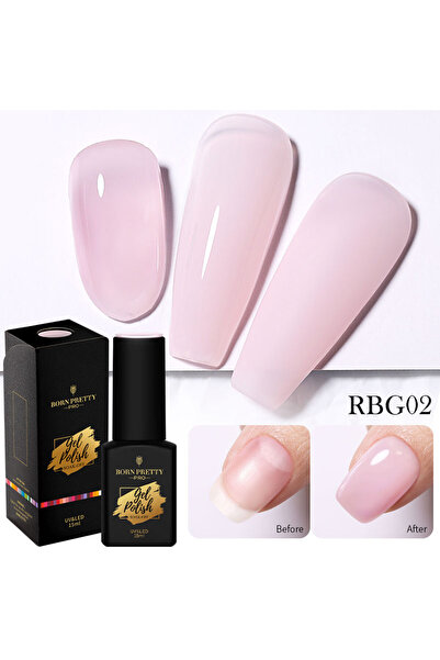 Born Pretty Jelly Nude Rubber Base Coat-15ml(RBG02)