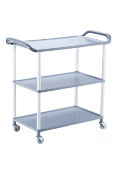 Raki Three-tier serving trolley 72x34x74 cm gray