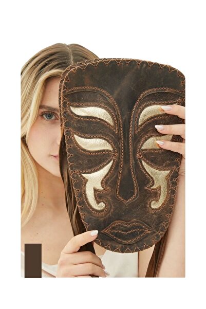 Anka HAKİKİ DERİ ÖZEL TASARIM MASKE ÇANTA GÜNLÜK & DESIGNER