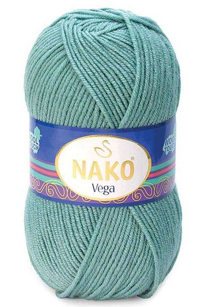 NAKO 5 Pieces Vega Hand Knitting Yarn 11419 Light Petrol