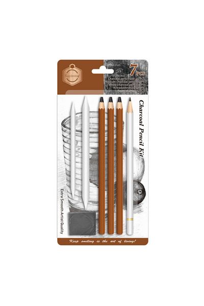 Art Tone Charcoal Sketch Set 7 Pack