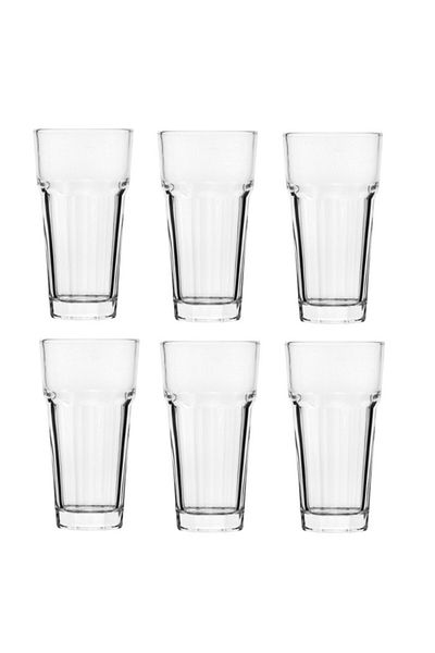 Raki Set 6 pahare sticla America 473ml