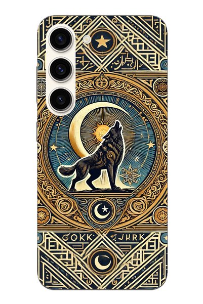 TechTree Samsung Galaxy S23 Compatible Lone Wolf Gokturk Transparent Silicone...