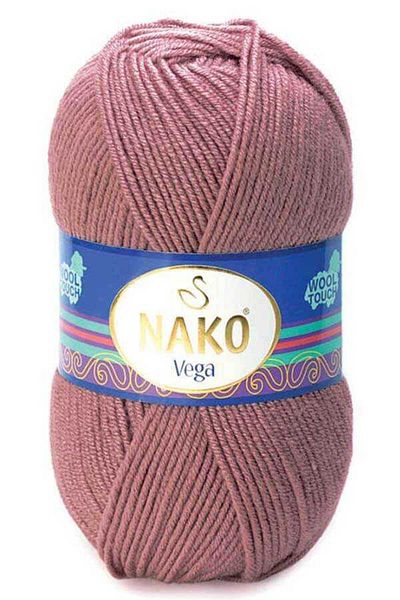 NAKO 5 Pieces Vega Hand Knitting Yarn 11438 Dusty Lilac