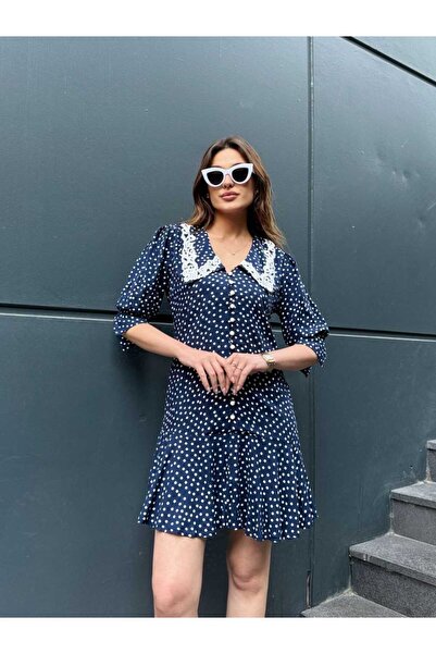 Butik dokuma vizkon kadın elbise