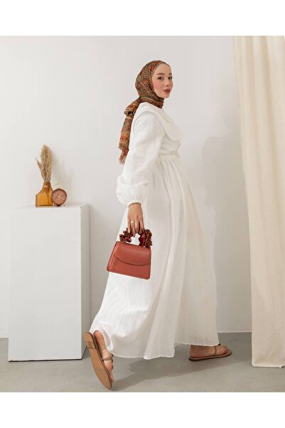 MODA Yaka Detaylı Elbise