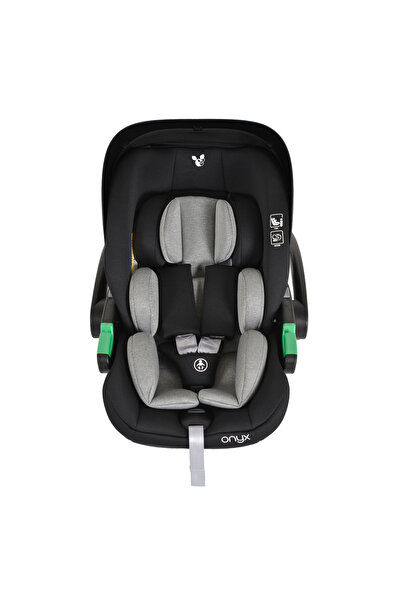 Cangaroo Scaun Scoica Auto Bebelusi Onyx Grey i-Size – ISOFIX, R129,Spumă Memorie,Protecție Laterală