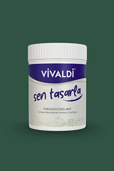 Vivaldi Boya Tüm Yüzeyler İçin Su Bazlı Hibrit Yenileme Boyası DIY-Dolap-Ahşa...
