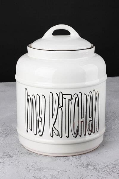 Altabi Ceramic Jumbo Size Jar Storage Container 1 Piece