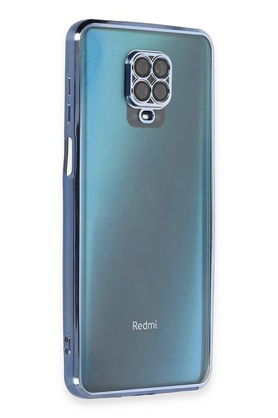 CepteToptan حافظة هاتف Xiaomi Redmi Note 9 Pro من السيليكون مع عدسة - أزرق فاتح - MKİ3526-8516