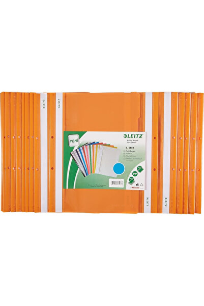 Leitz Ring Binder, Orange, 50 Pack, A4 Size, 2 Hole Construction