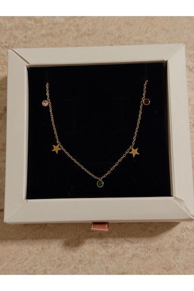 luxyansımalar Steel Necklace