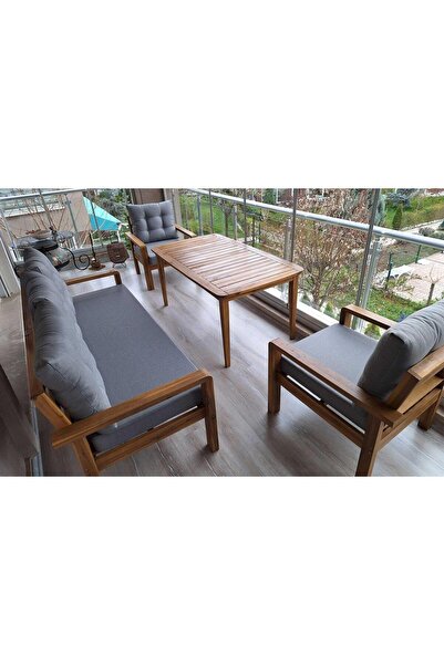 ratsahome LANİ 3'LÜ OTURMA GRUBU (AHŞAP)