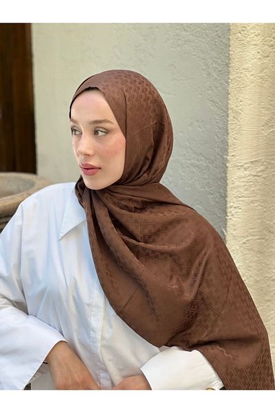 Modakaşmir Silky Jacquard Series Melosia Pattern Shawl