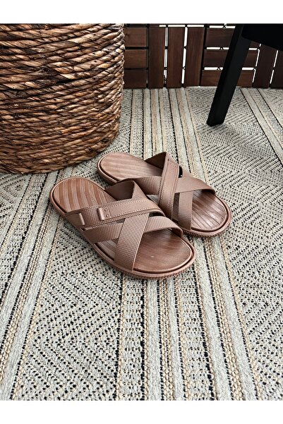 Behtah Kundura Чоловічий набір з 3 пар нековзних та м'яких капців Airblow для ванної, балкону, пляжу та басейну