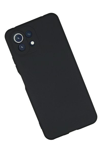 CepteToptan حافظة هاتف Xiaomi MI 11 Lite من السيليكون المخملي الداخلي - أزرق داكن - MKİ8413-3339