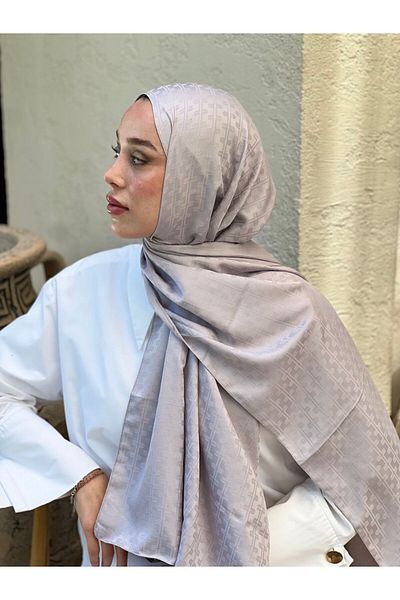 Modakaşmir Silky Jacquard Series Melosia Pattern Shawl