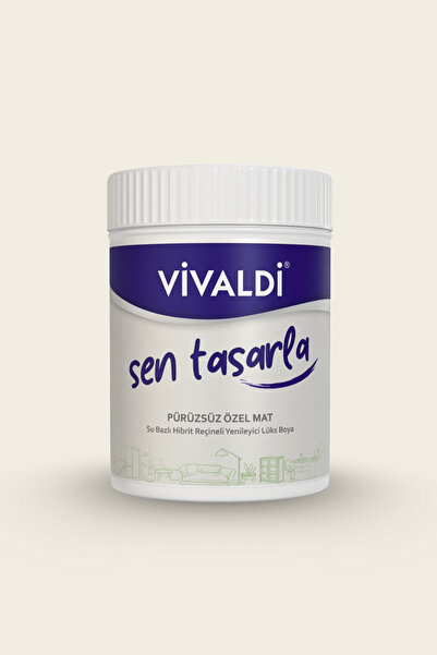 Vivaldi Boya Tüm Yüzeyler İçin Su Bazlı Hibrit Yenileme Boyası DIY-Dolap-Ahşa...