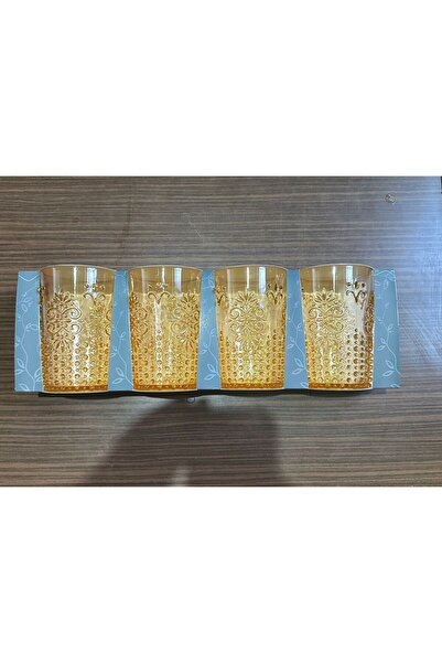 motiev 4’lü Desenli Akrilik Kamp Bardak Seti - Şık & Hafif Outdoor Kullanım