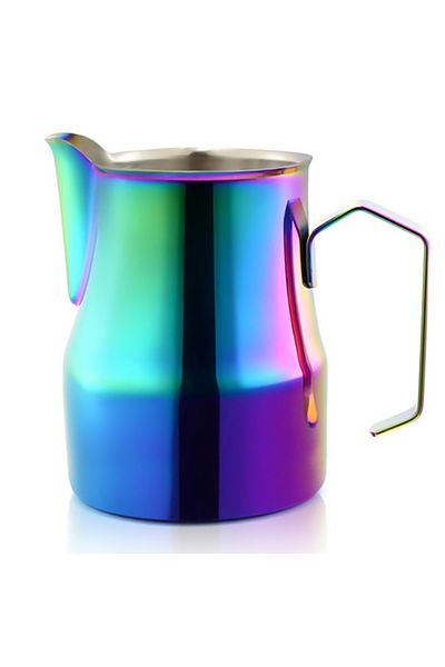 Omran Cart 500ml Milk Pitcher Rainbow – Stainless Steel Jug for Cappuccino & Latte Art
