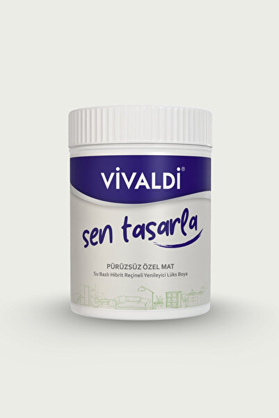 Vivaldi Boya Tüm Yüzeyler İçin Su Bazlı Hibrit Yenileme Boyası DIY-Dolap-Ahşa...