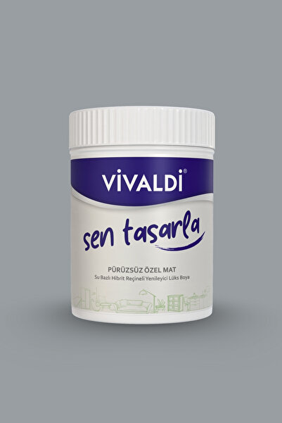 Vivaldi Boya Tüm Yüzeyler İçin Su Bazlı Hibrit Yenileme Boyası DIY-Dolap-Ahşa...