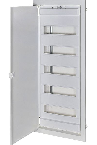 Eti PVC enclosure, 70 modules, recessed, IP40, white, white metal door, 001101029,