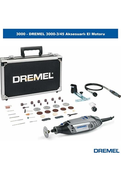 Dremel 3000-3/45 Aksesuarlı El Motoru F0133000VF