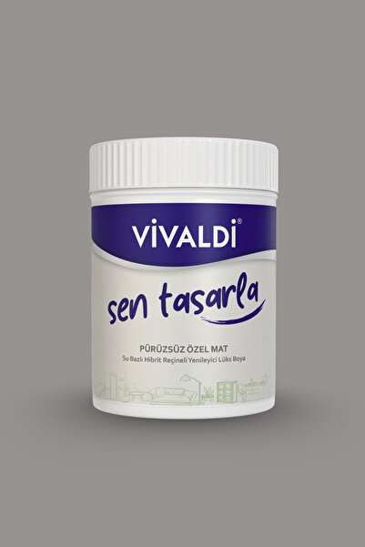 Vivaldi Boya Tüm Yüzeyler İçin Su Bazlı Hibrit Yenileme Boyası DIY-Dolap-Ahşa...