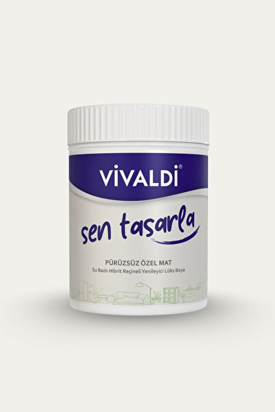 Vivaldi Boya Tüm Yüzeyler İçin Su Bazlı Hibrit Yenileme Boyası DIY-Dolap-Ahşa...