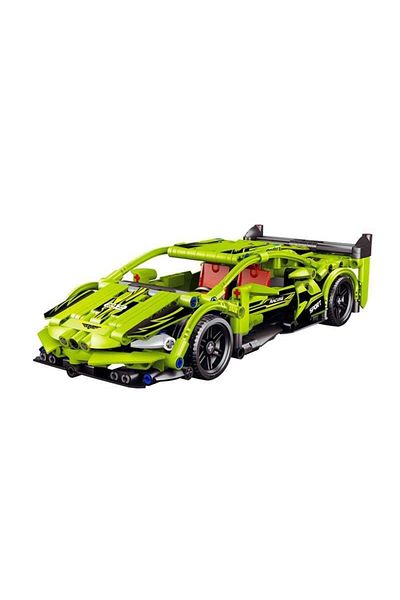 divendi-ro Car construction set, car assembly kit, 509 micro parts, Green, children 6 years+ - Green