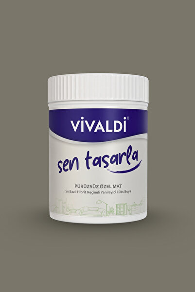 Vivaldi Boya Tüm Yüzeyler İçin Su Bazlı Hibrit Yenileme Boyası DIY-Dolap-Ahşa...