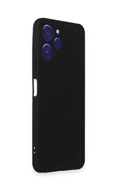CepteToptan حافظة هاتف Xiaomi Redmi 12 من السيليكون المخملي الداخلي - أسود - MKİ8529-5737